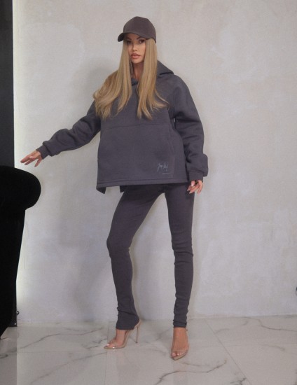 Sportowa bluza z kapturem GRAFIT MOVE