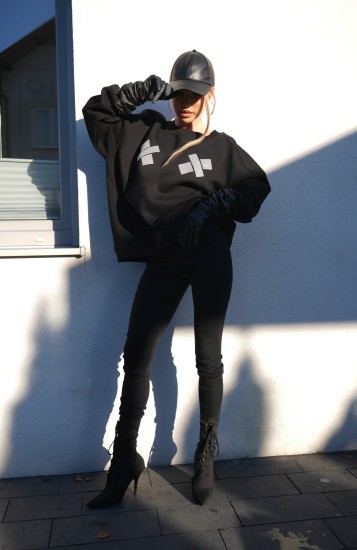 Bluza w kolorze czarnym SPORT MOVE BLACK SHINE 