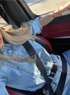 Koszula jeansowa damska z poduszkami na ramionach DENIM ICON