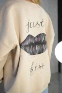 Ręcznie malowana bluza dresowa STUDIO KISS EDITION