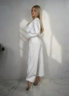 Bluza dresowa z krawatem w kolorze szarym LOGO TIE GREY