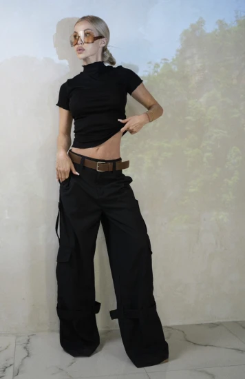 Sahara Signature - komplet z bluzką i spodniami Cargo BLACK ICON SET 