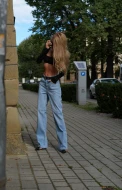 Klasyczne jasno niebieskie jeansy z prostą nogawką CLASSIC BLUE JEANS