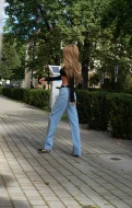 Klasyczne jasno niebieskie jeansy z prostą nogawką CLASSIC BLUE JEANS