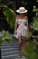 SOFT ANGEL CAPSULE - Romantyczna Sukienka Boho w Autorski Kwiatowy Print