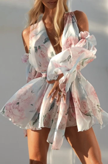 SKY ROMANCE MINI CAPSULE - kobieca sukienka z wbudowanymi szortami oraz pełną regulacją - SKY AMORE DRESS