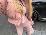 Cieplutka, super elastyczna bluza w kolorze puder róż – ROSE GLOW FIT