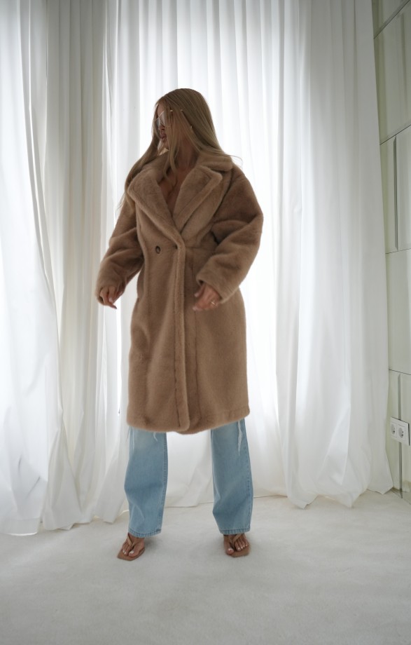 Płaszcz beżowy Soft Glam Coat